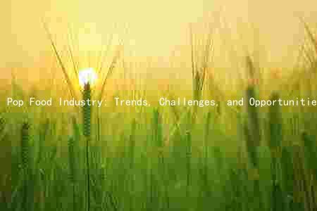 Pop Food Industry: Trends, Challenges, and Opportunities Amid COVID-19 and Technological Advancements